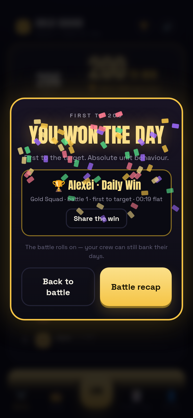 v4 you won the day